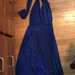 Royal blue multiway dress